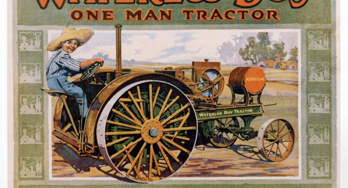 Waterloo Gasoline Engine Company brochure cover, c. 1917