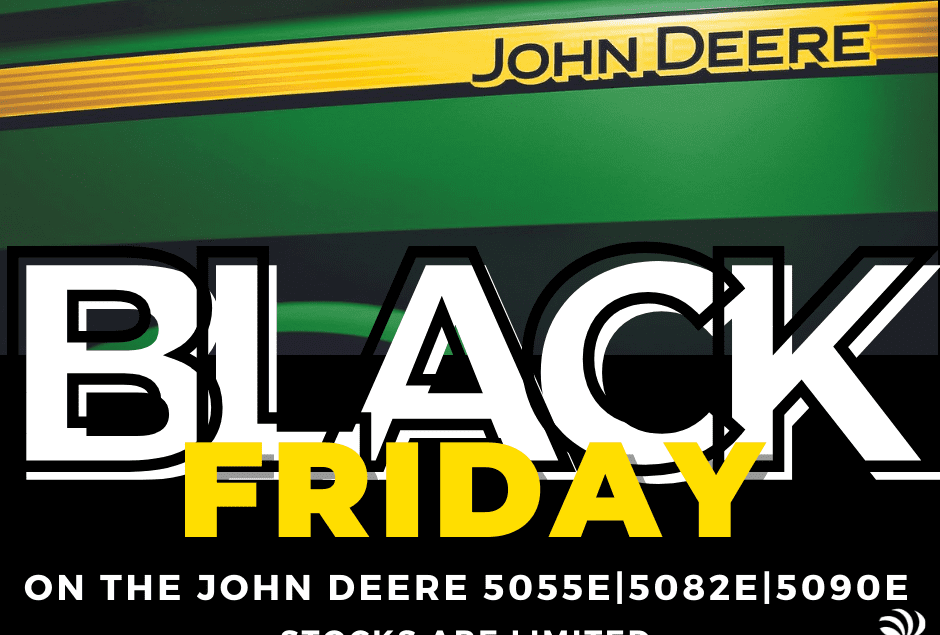 John Deere 5E Series Tractors Black November