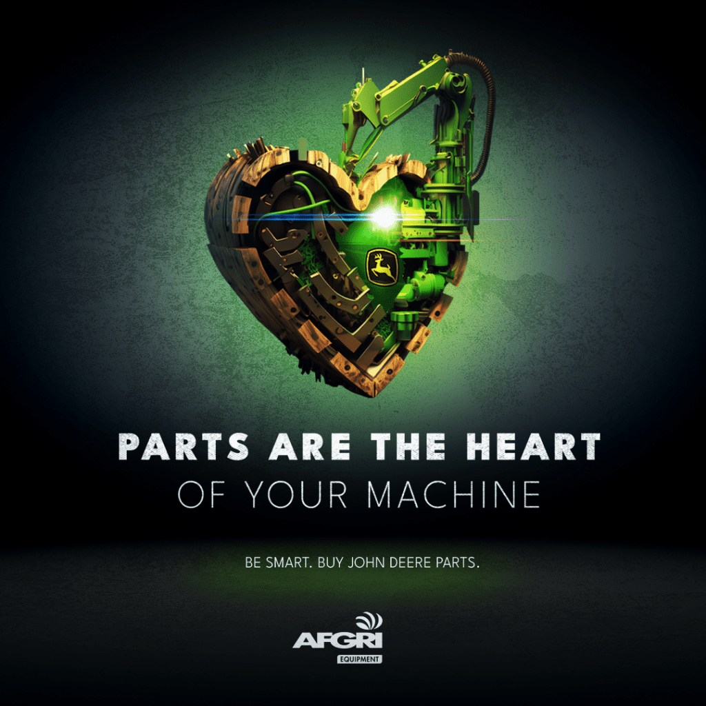 Parts are the heart of your John Deere Machine 