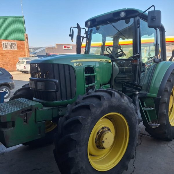 John Deere - 6430 MFWD Cab Tractor - For Sale at AFGRI Equipment (Kokstad) - 3/4 Front View