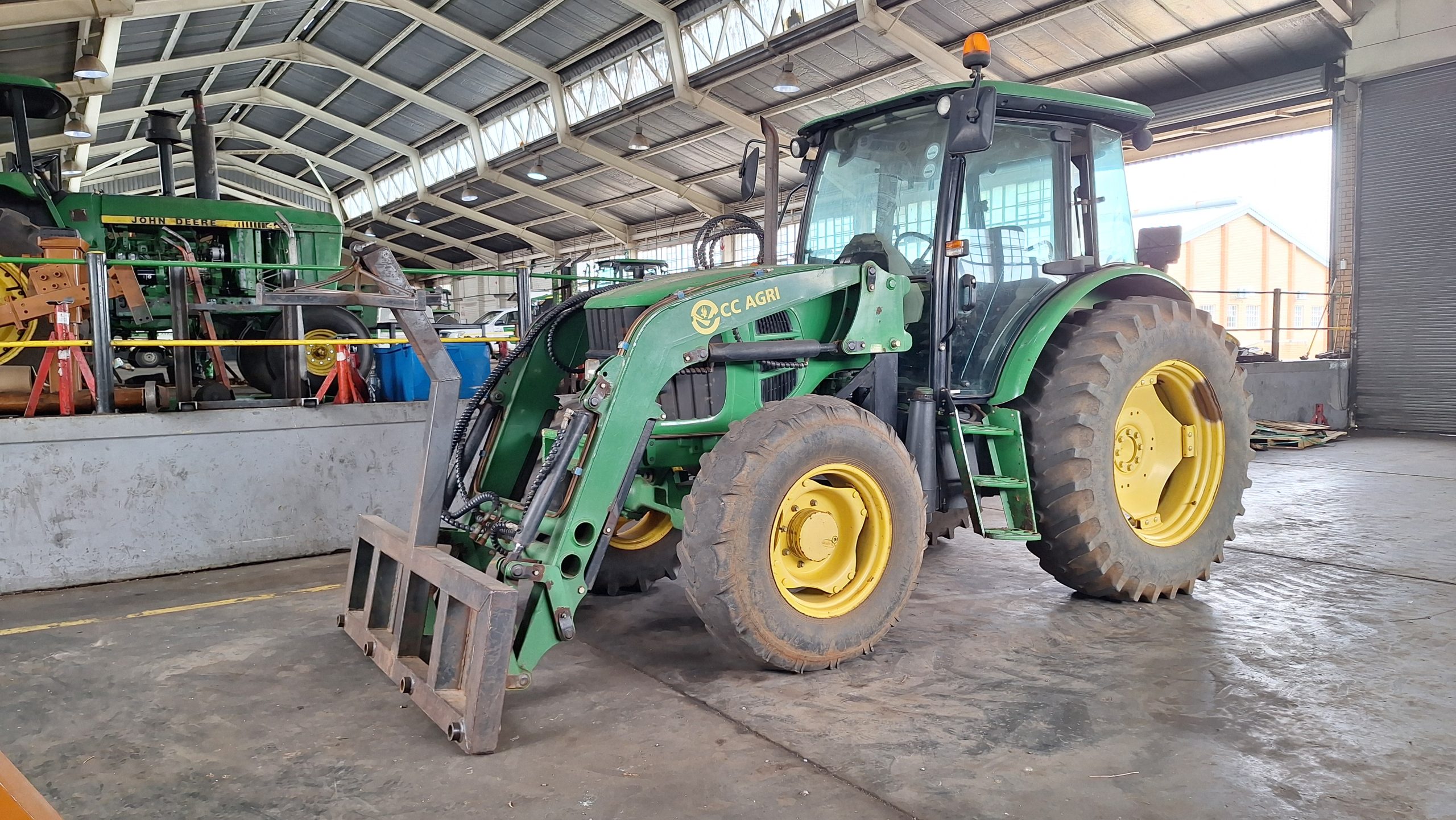 John Deere - 6130D Tractor - For Sale AFGRI Equipment (Bethal) - 3/4 Front View