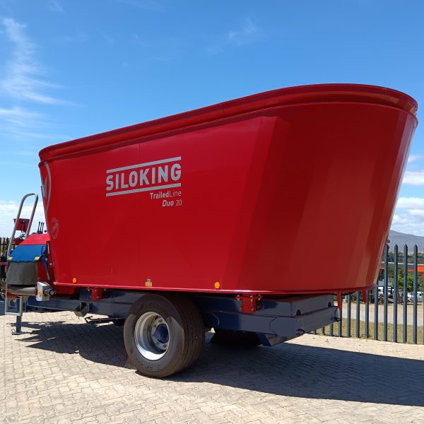 Siloking - Trailed Line Classic Duo 2.0 Feed Mixer - For sale at AFGRI Equipment Caledon - Side Back View