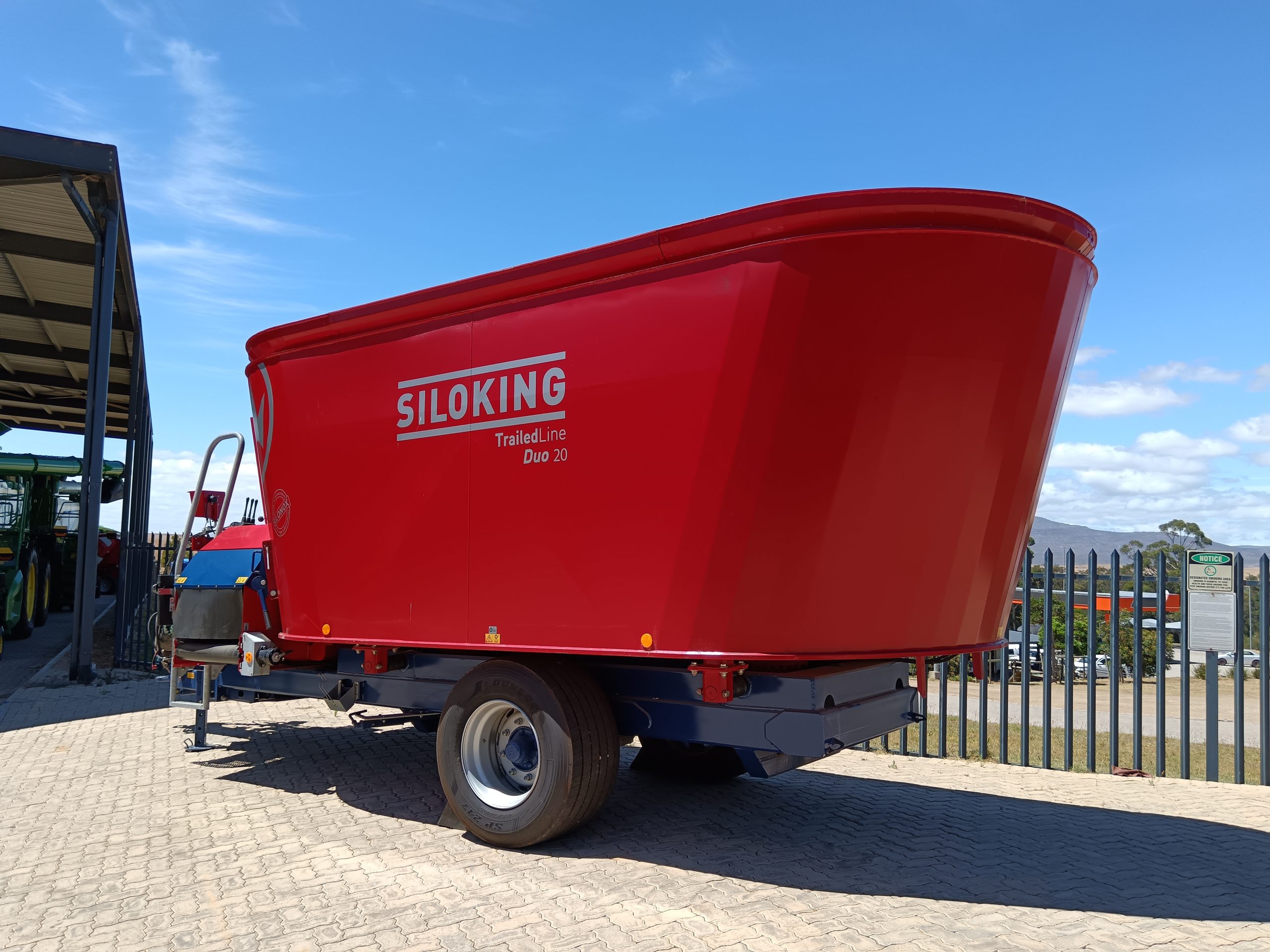 Siloking - Trailed Line Classic Duo 2.0 Feed Mixer - For sale at AFGRI Equipment Caledon - Side Back View