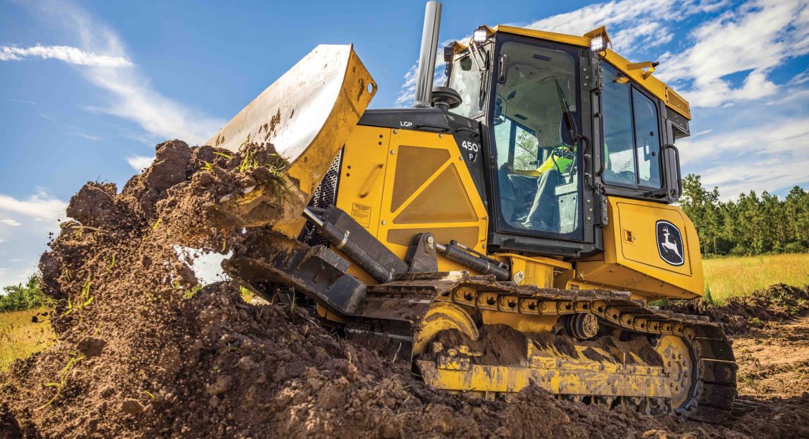 John Deere 450 P-Tier Compact Dozer_Outside